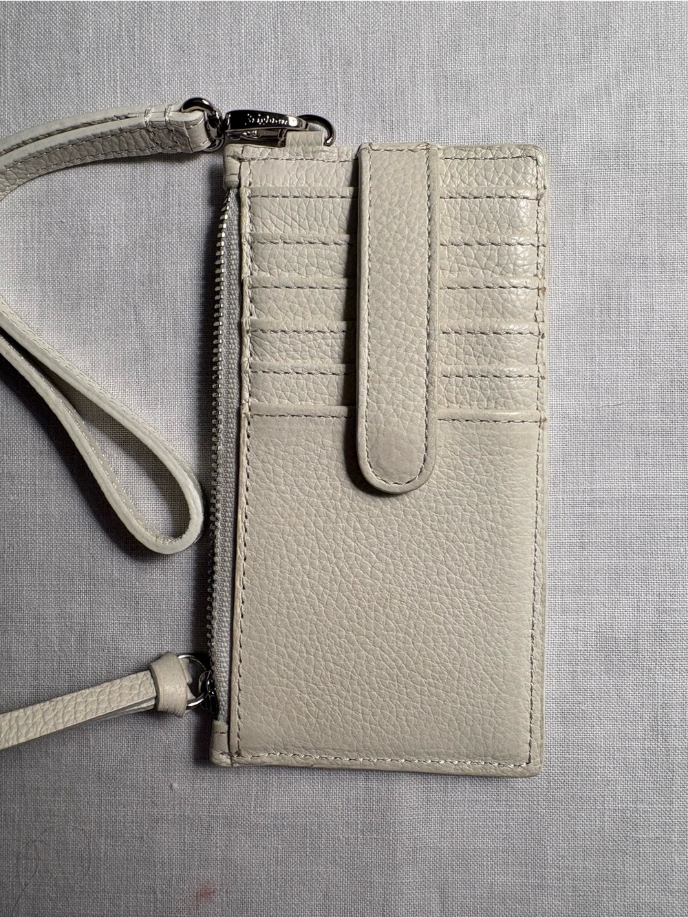 Brighton Pretty Tough Card Pouch in Optic White - Picture 4 of 5